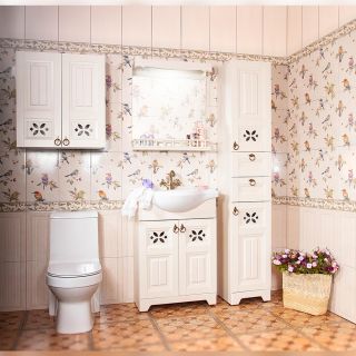 Тумба под раковину Бриклаер Кантри 4627125413681 65 см бежевый дуб прованс